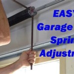 How To Adjust Springs On Garage Door