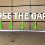 How To Fix Gap In Garage Door