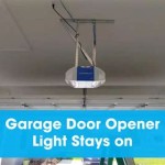 Liftmaster Garage Door Opener Light Stays On