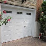 Man Door In A Garage Door