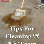 Remove Oil Stains From Garage Floor