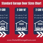 Standard Garage Door Sizes Chart