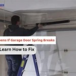 What Happens When Garage Door Spring Breaks